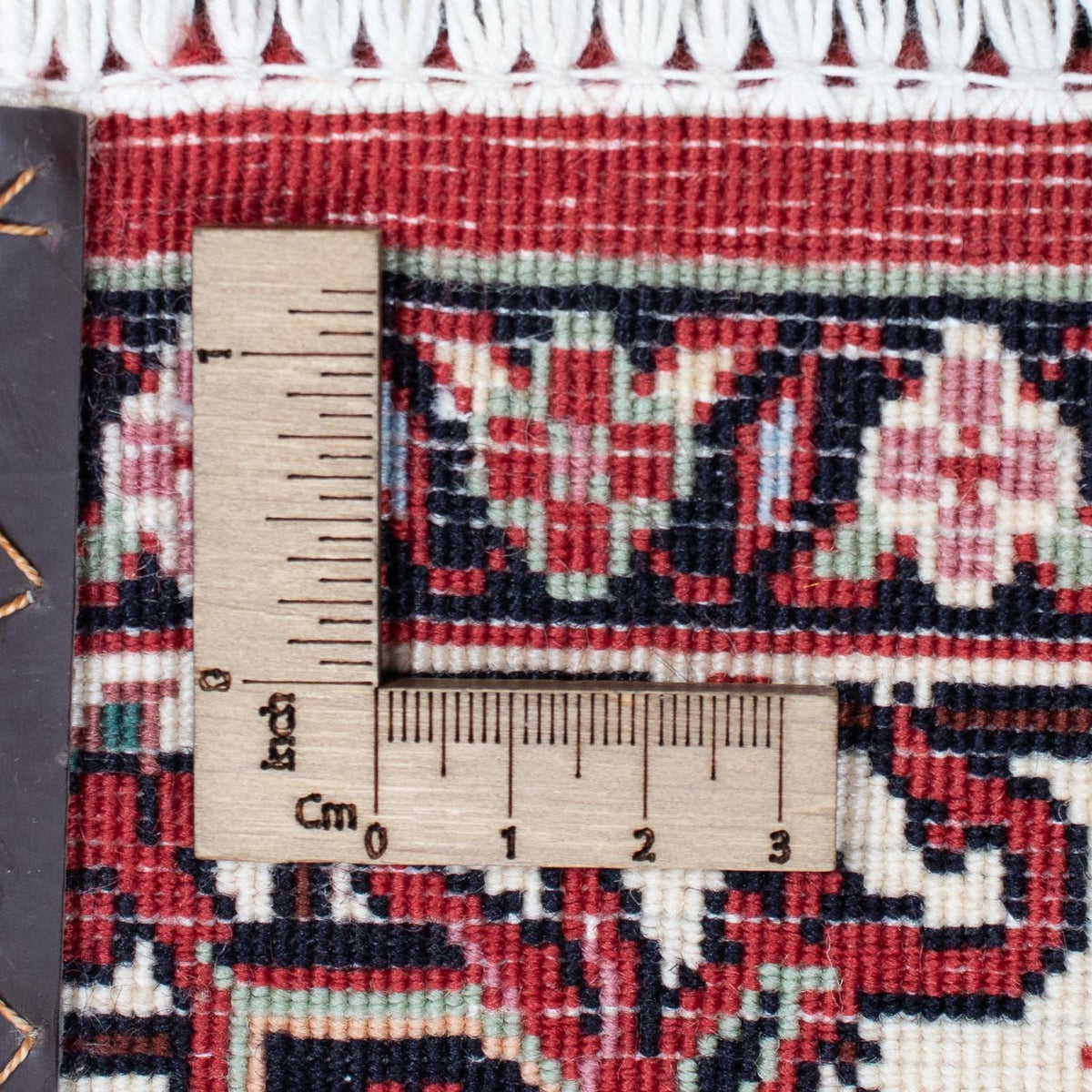 Løber Persisk tæppe - Bijar - 350 x 83 cm - mørkerød