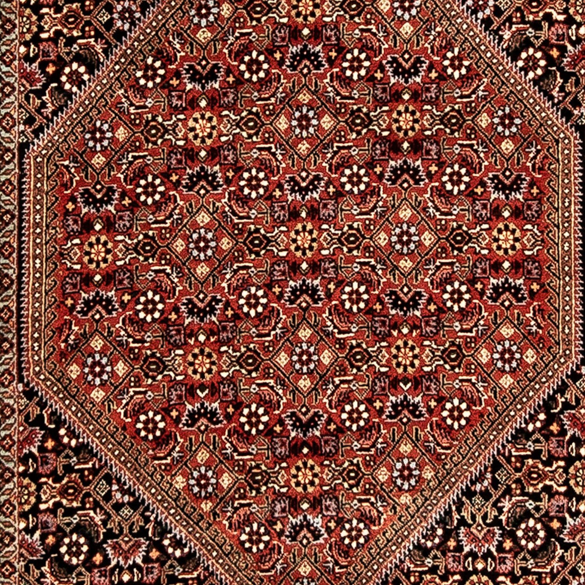 Løber Persisk tæppe - Bijar - 292 x 83 cm - flerfarvet