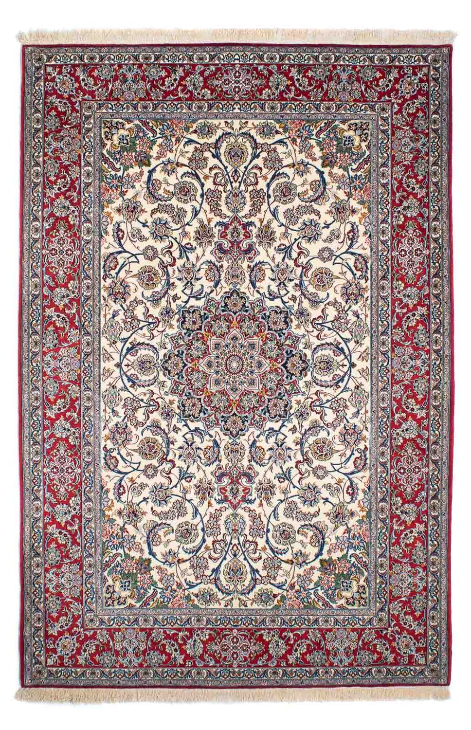 Persisk tæppe - Isfahan - Premium - 238 x 161 cm - beige