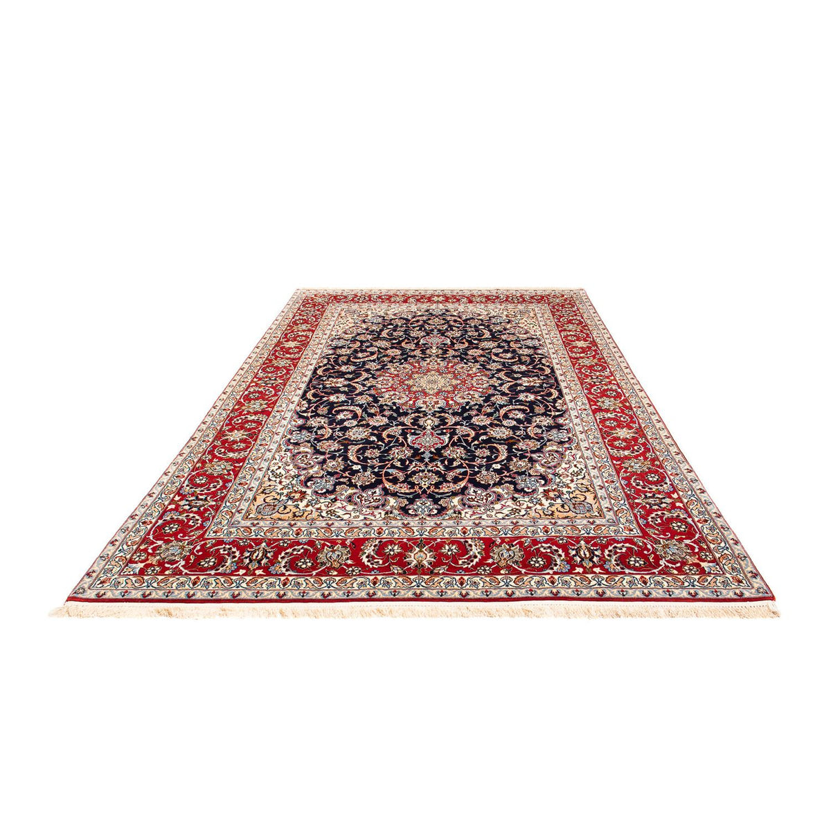 Persisk tæppe - Isfahan - Premium - 306 x 202 cm - rød