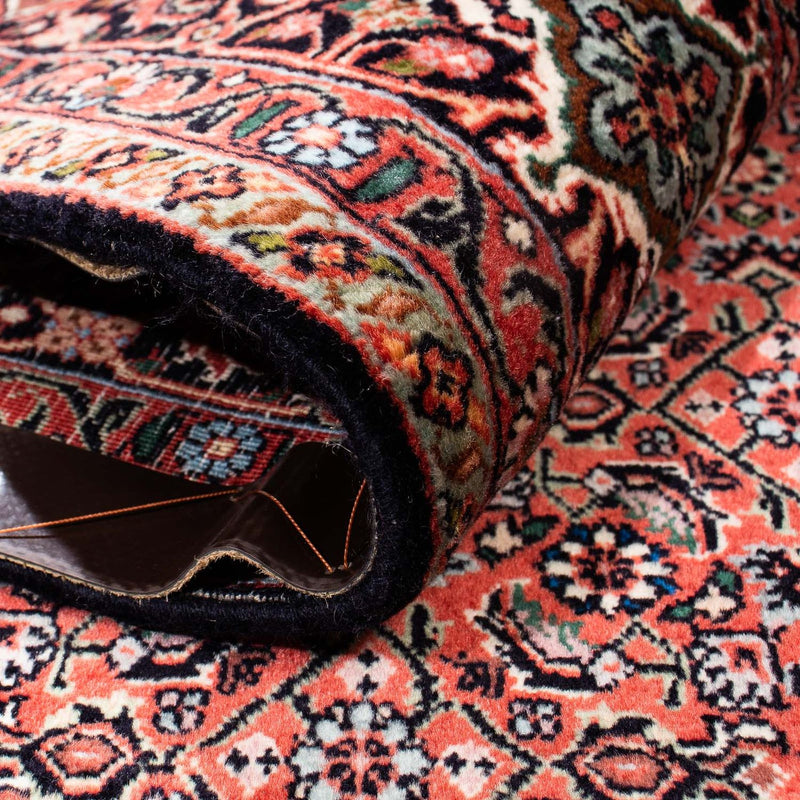 Persisk tæppe - Bijar - 238 x 172 cm - lysrød