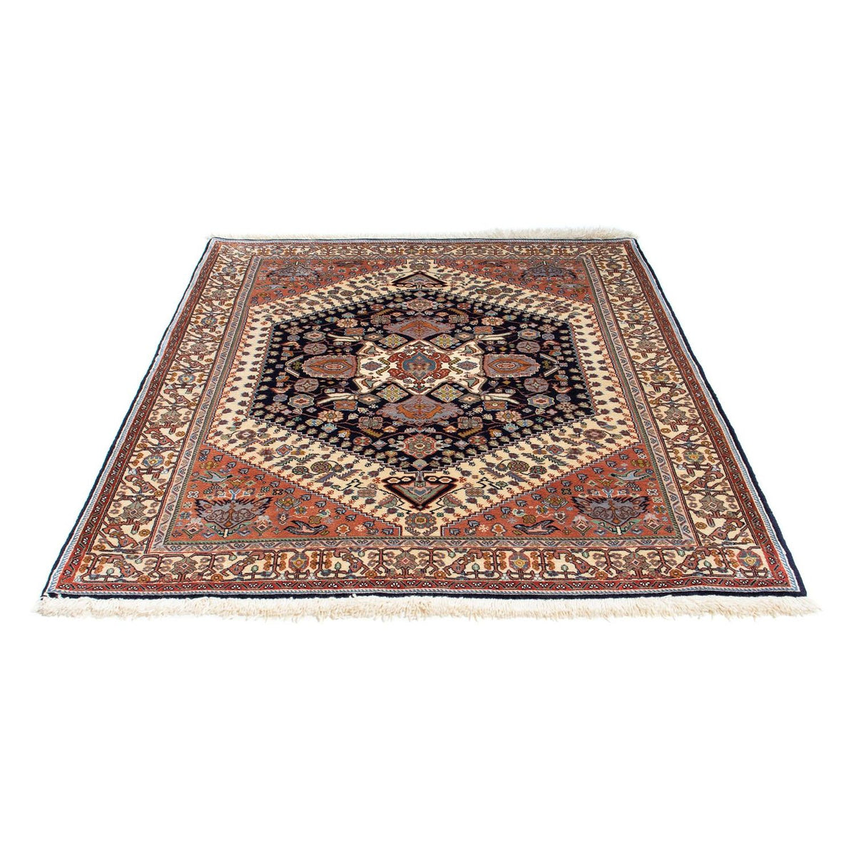 Gabbeh-tæppe - Kashkuli Persisk - 180 x 145 cm - mørkeblå