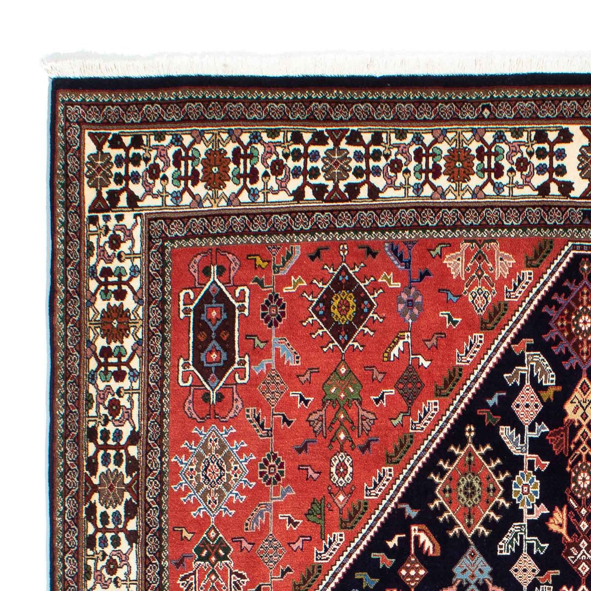 Gabbeh-tæppe - Kashkuli Persisk - 245 x 172 cm - mørkeblå