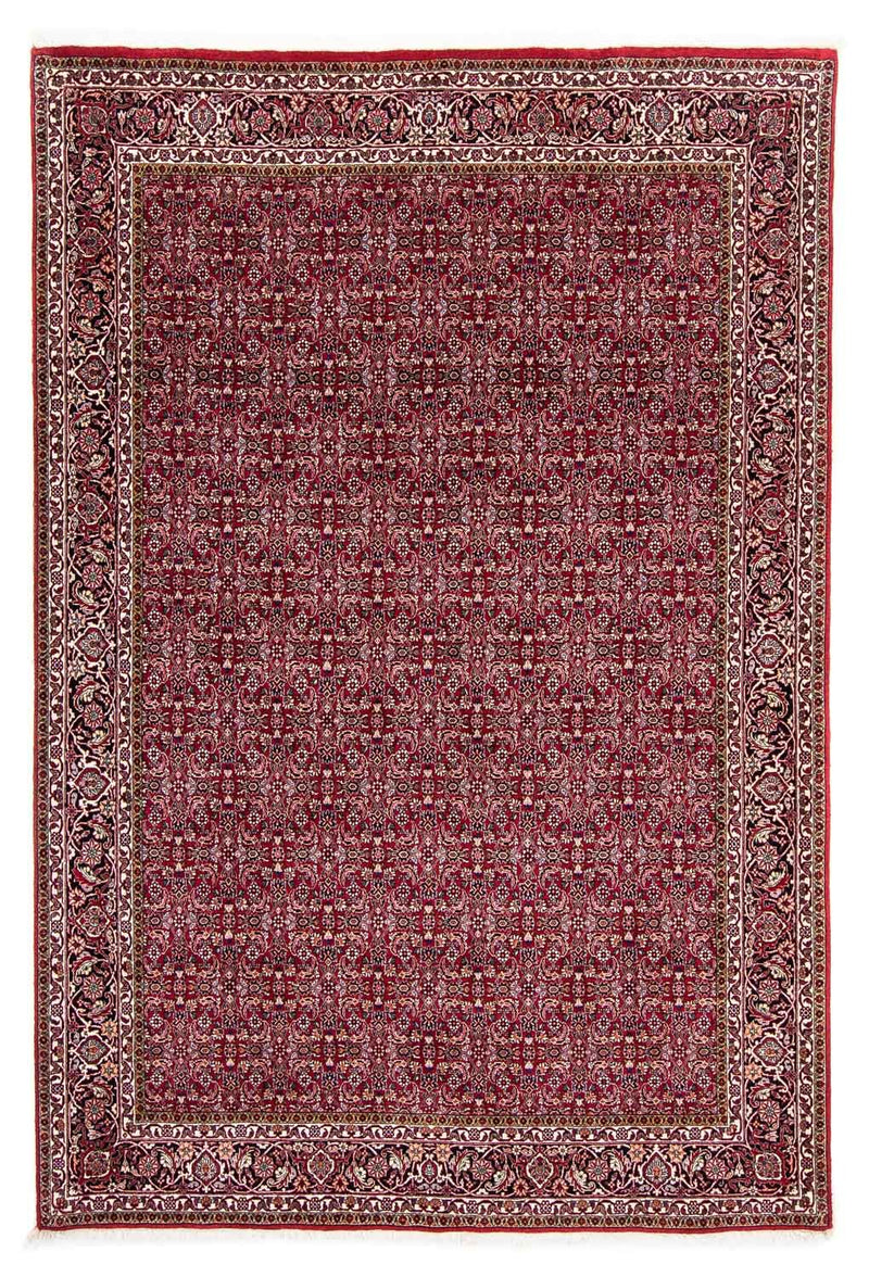 Persisk tæppe - Bijar - 245 x 174 cm - rød