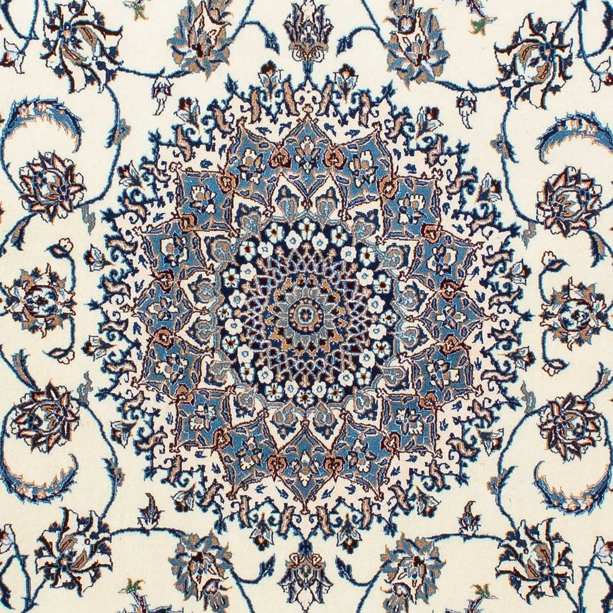 Persisk tæppe - Nain - Premium - 205 x 128 cm - beige