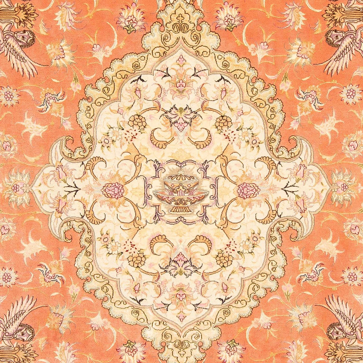 Persisk tæppe - Tabriz - Royal - 304 x 200 cm - beige