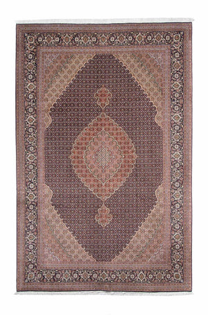 Persisk tæppe - Tabriz - Royal - 315 x 204 cm - mørkeblå