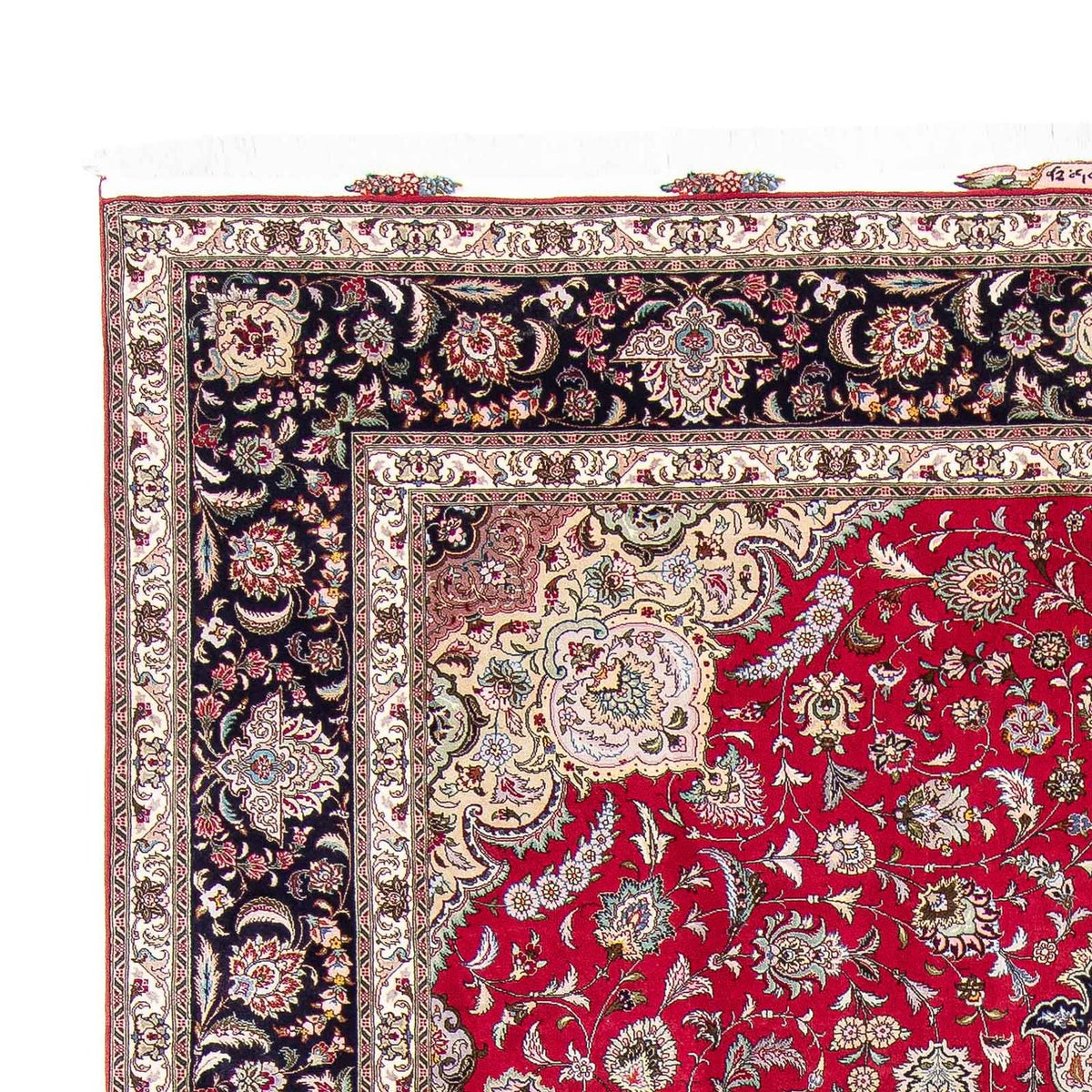 Persisk tæppe - Tabriz - Royal - 350 x 250 cm - rød
