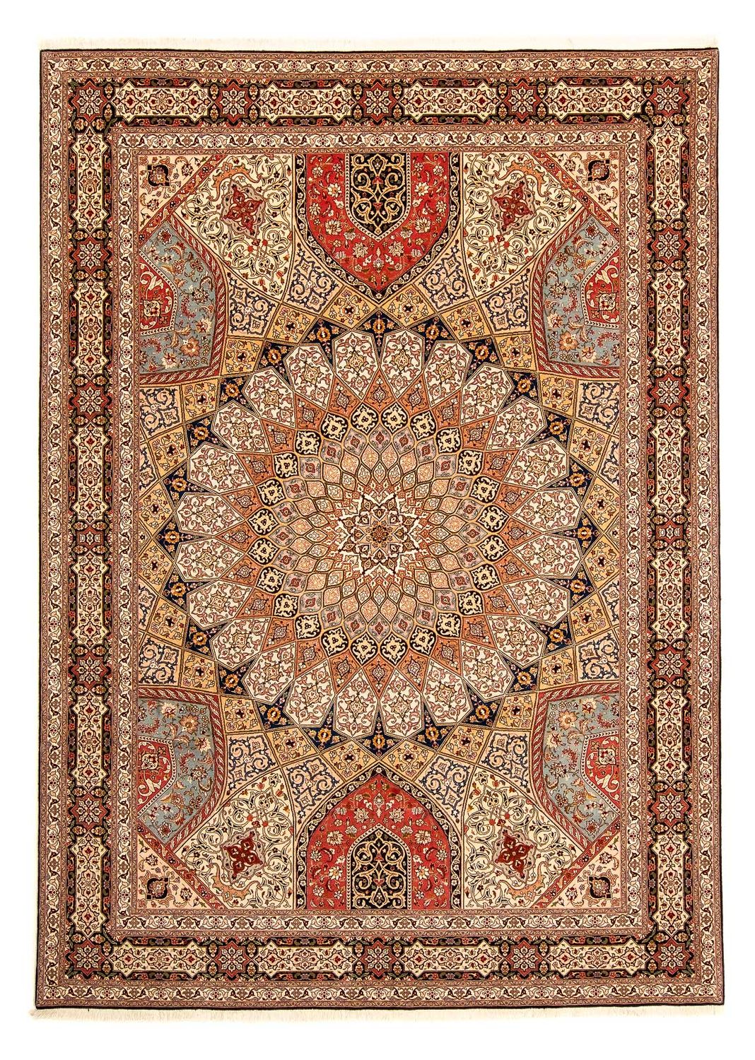 Persisk tæppe - Tabriz - Royal - 360 x 252 cm - flerfarvet