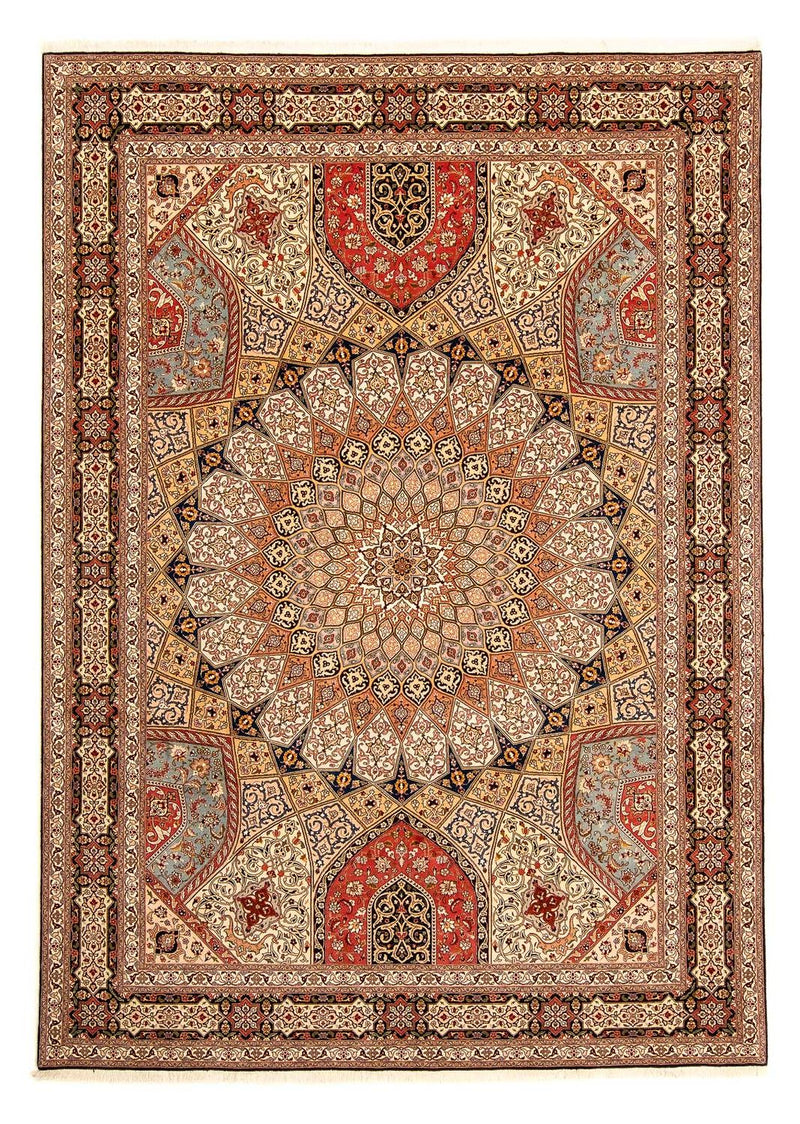 Persisk tæppe - Tabriz - Royal - 360 x 252 cm - flerfarvet