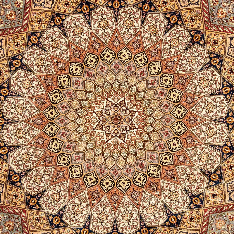 Persisk tæppe - Tabriz - Royal - 360 x 252 cm - flerfarvet