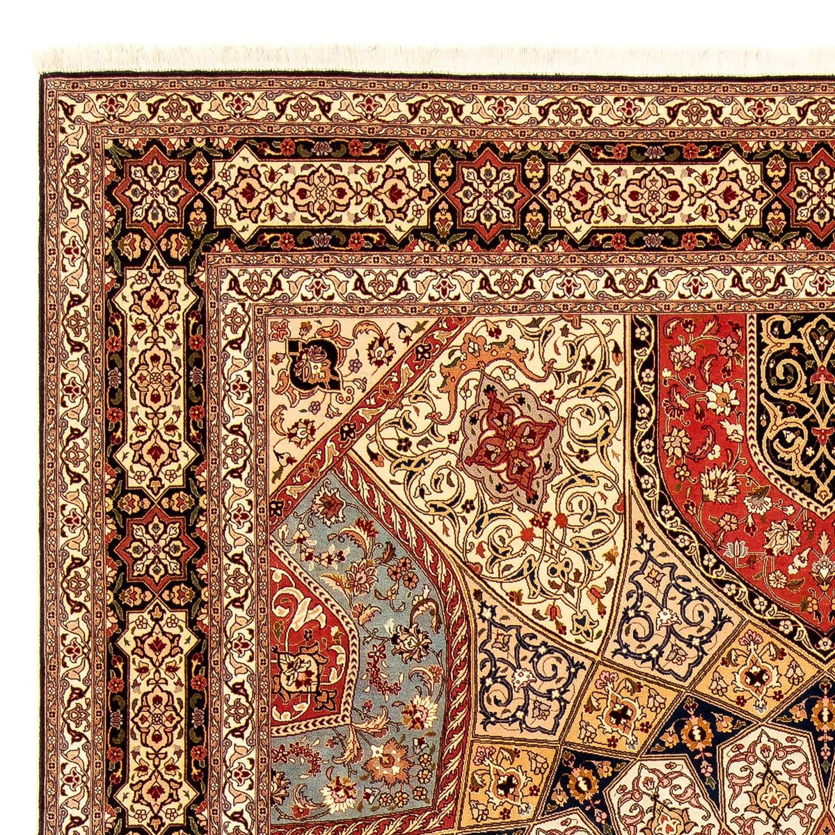 Persisk tæppe - Tabriz - Royal - 360 x 252 cm - flerfarvet