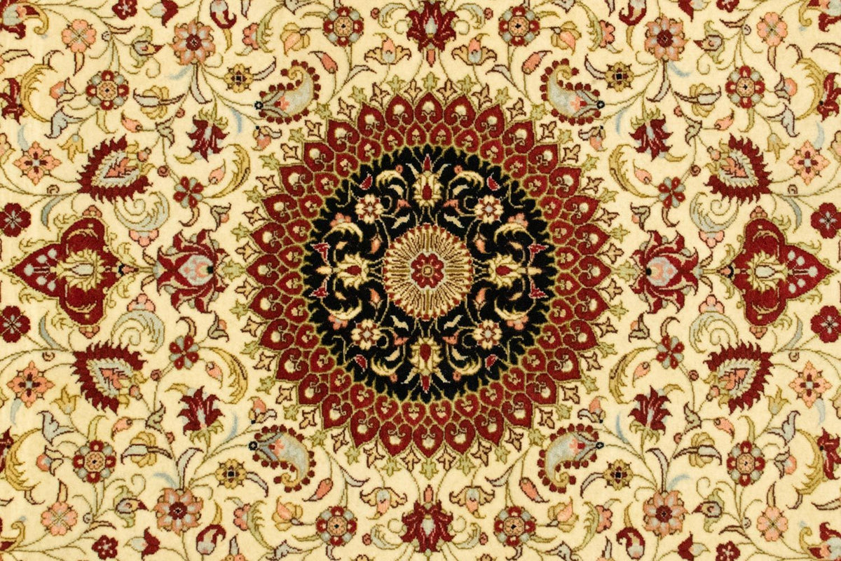 Persisk tæppe - Ghom - 154 x 107 cm - beige