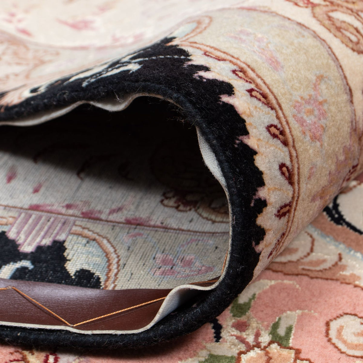 Persisk tæppe - Tabriz - Royal - 350 x 250 cm - mørkeblå