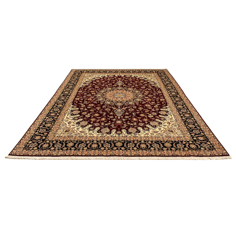 Persisk tæppe - Tabriz - Royal - 348 x 254 cm - mørkerød