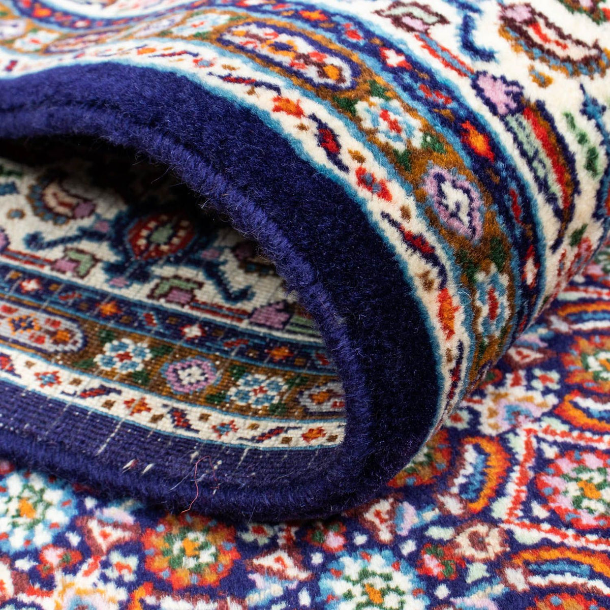 Løber Persisk tæppe - Classic - 300 x 80 cm - mørkeblå