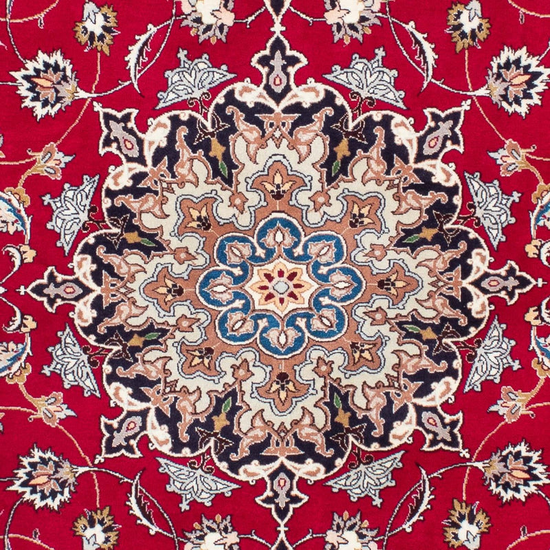 Persisk tæppe - Tabriz - Royal - 210 x 150 cm - rød