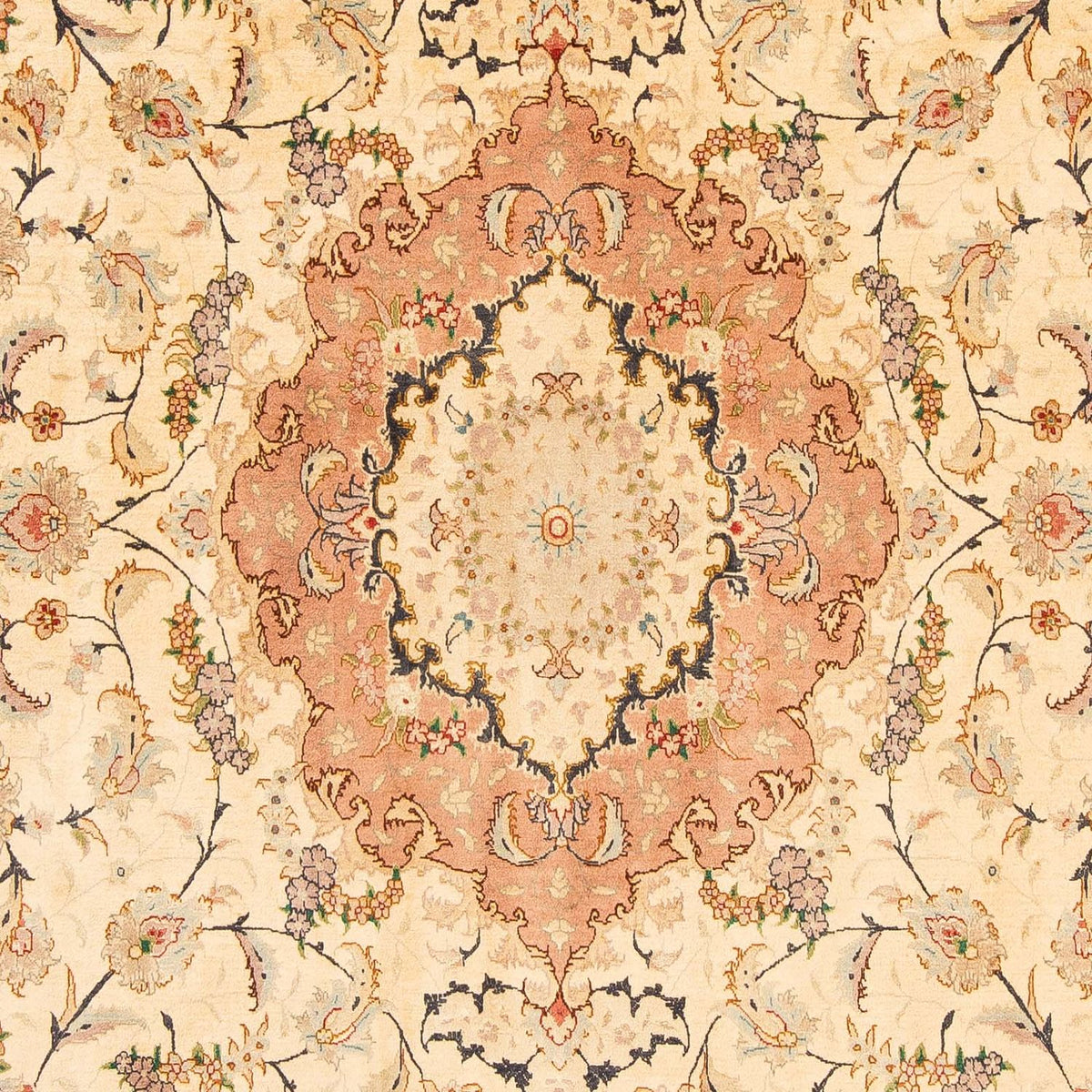 Persisk tæppe - Tabriz - Royal - 305 x 201 cm - beige