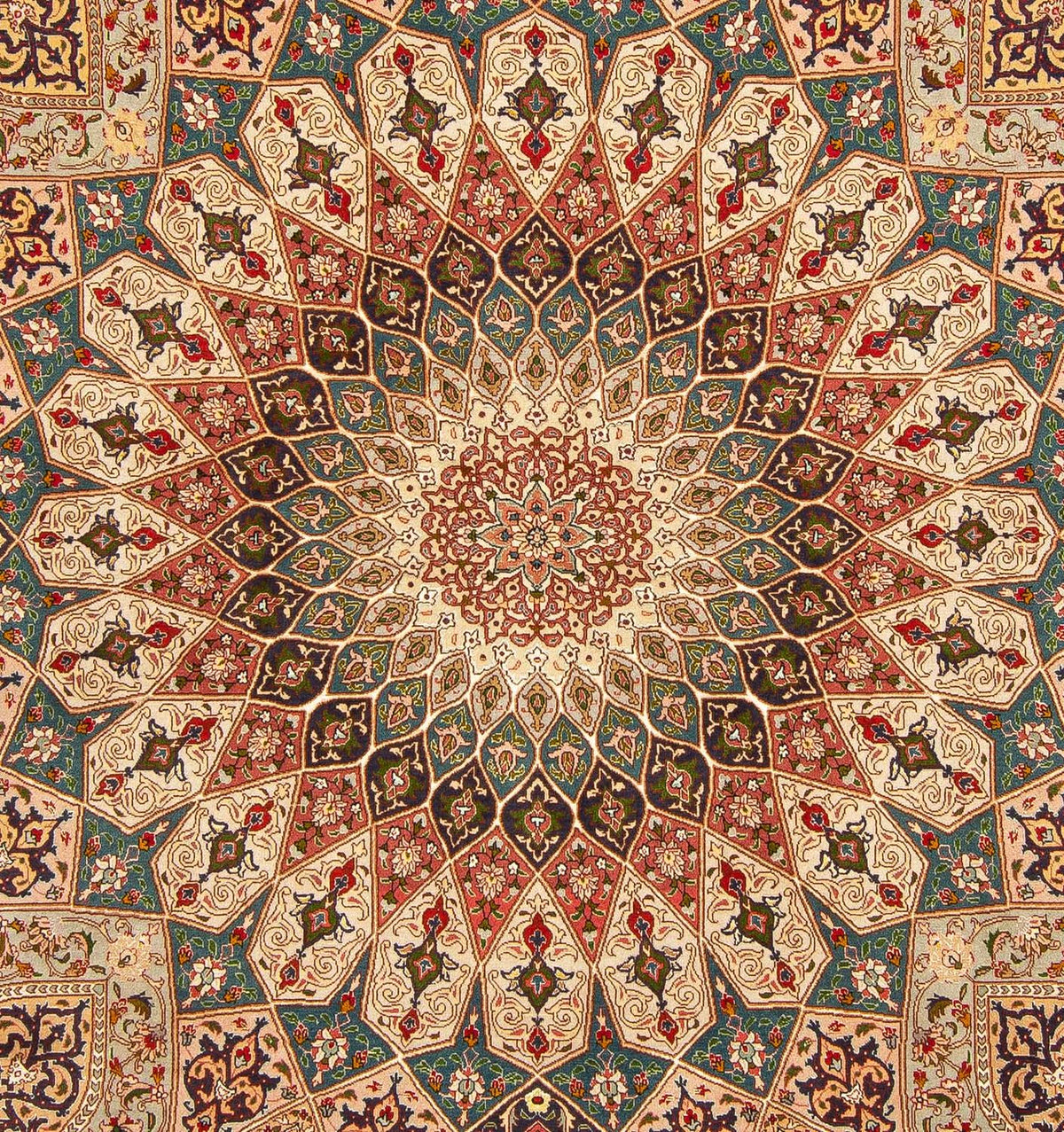 Persisk tæppe - Tabriz - Royal - 250 x 200 cm - flerfarvet