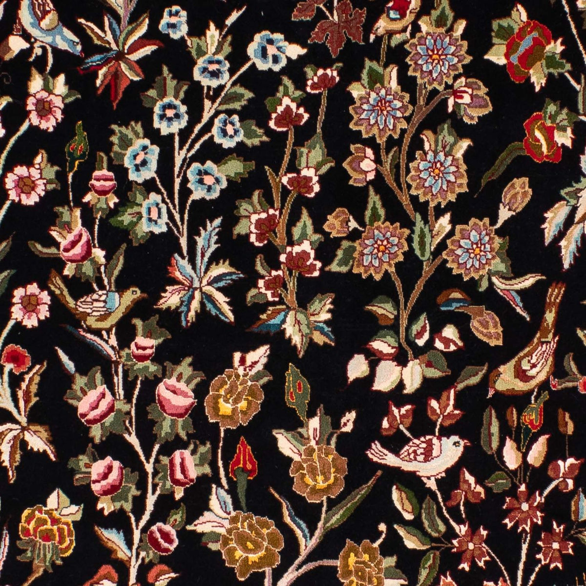 Persisk tæppe - Tabriz - Royal - 268 x 175 cm - mørkeblå