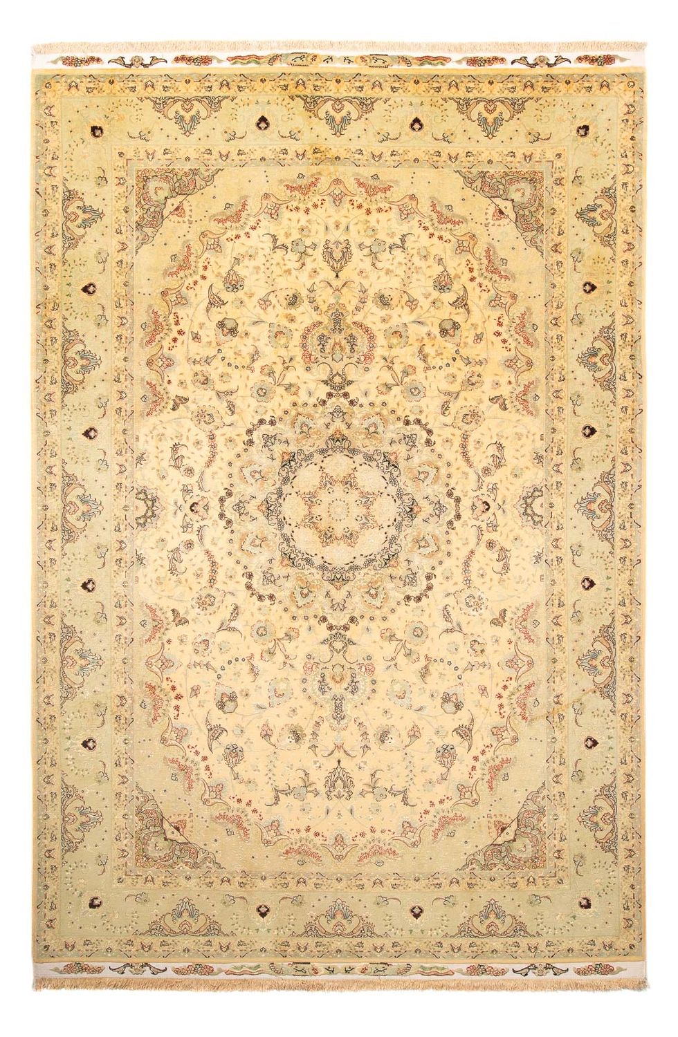 Persisk tæppe - Tabriz - Royal - 312 x 200 cm - beige