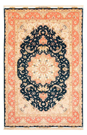 Persisk tæppe - Tabriz - Royal - 308 x 200 cm - mørkeblå