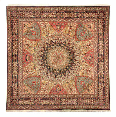 Tabriz - 50 Raj Tæppe 250x253cm - Persisk tæppe