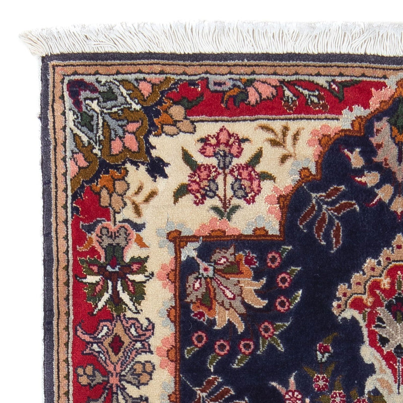 Persisk tæppe - Tabriz - Royal - 92 x 62 cm - mørkeblå