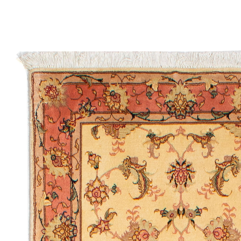Løber Persisk tæppe - Tabriz - Royal - 290 x 74 cm - beige