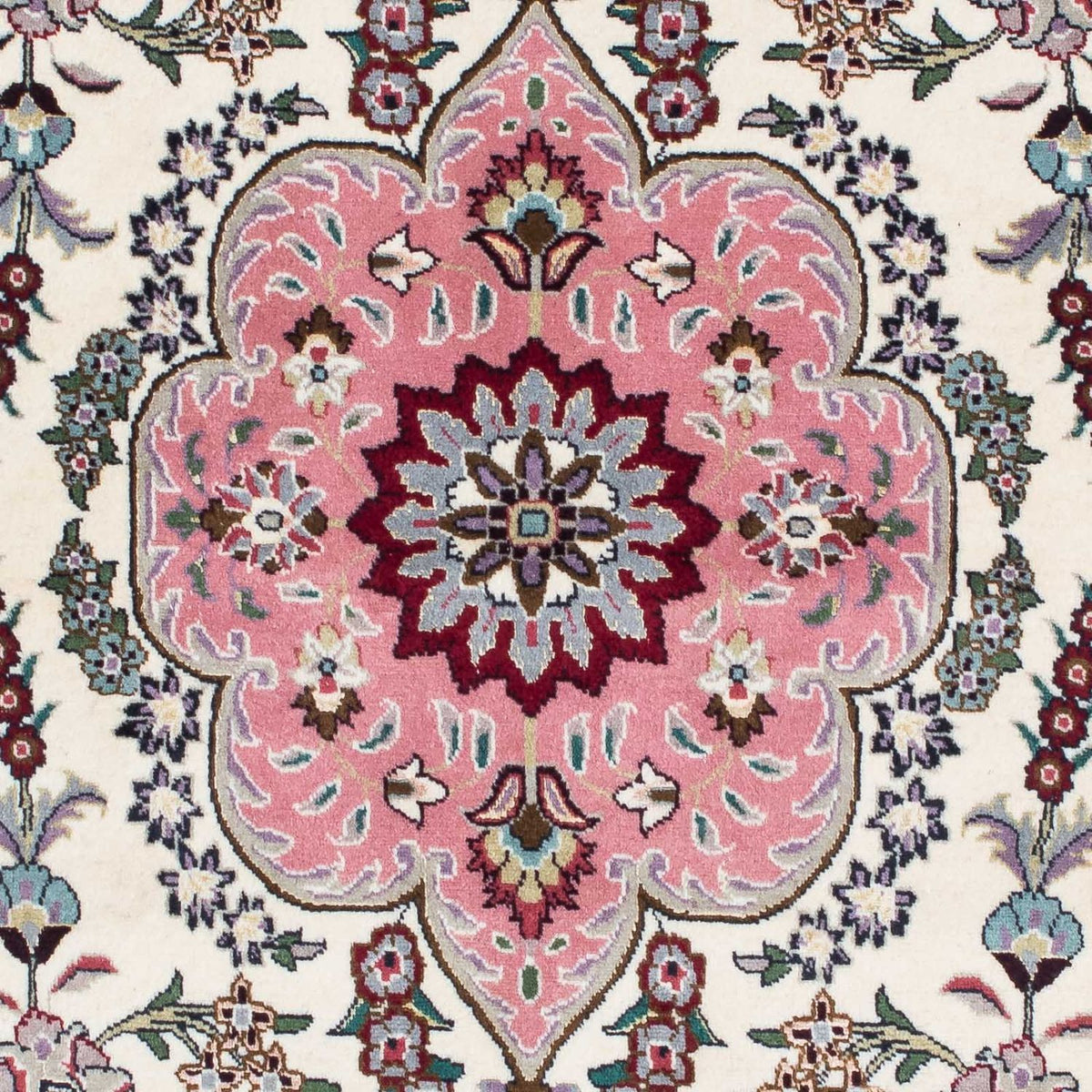 Løber Persisk tæppe - Tabriz - Royal - 202 x 82 cm - beige