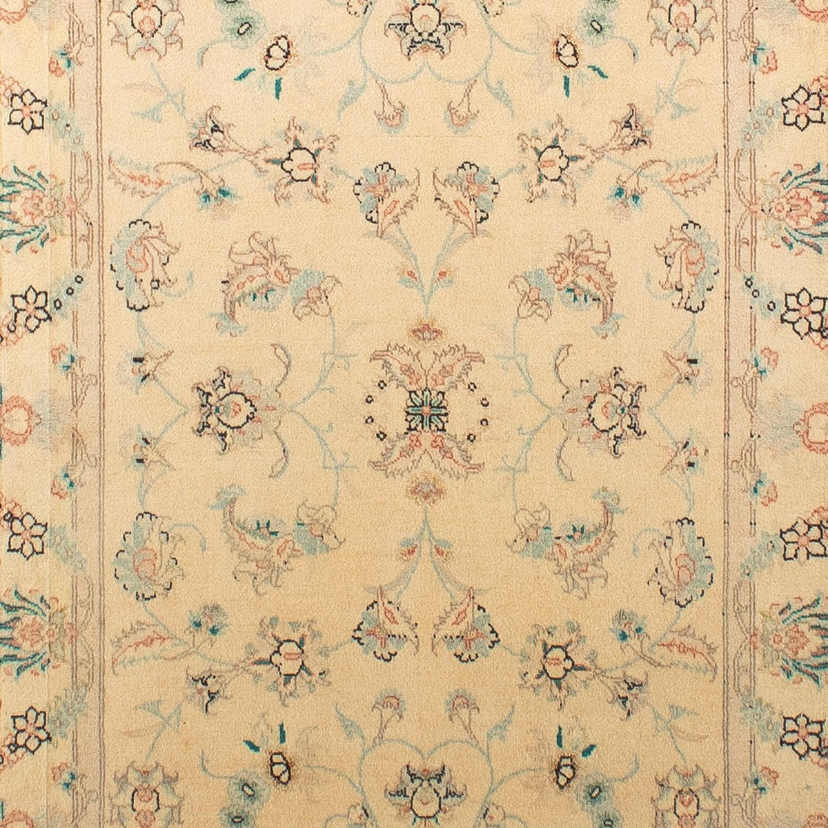 Løber Persisk tæppe - Tabriz - Royal - 292 x 79 cm - lys brun