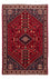 Persisk tæppe - Nomadisk - 144 x 100 cm - mørkerød