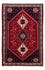Persisk tæppe - Nomadisk - 148 x 98 cm - mørkerød