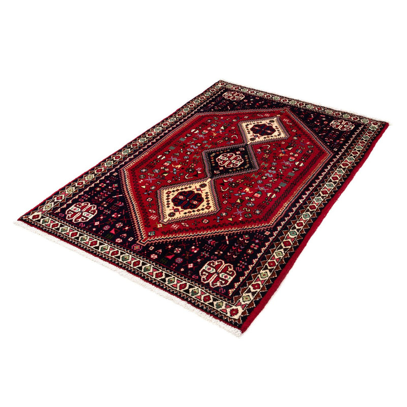 Persisk tæppe - Nomadisk - 148 x 98 cm - mørkerød