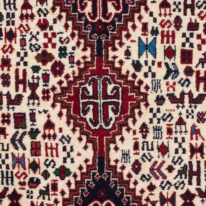 Persisk tæppe - Nomadisk - 123 x 75 cm - beige