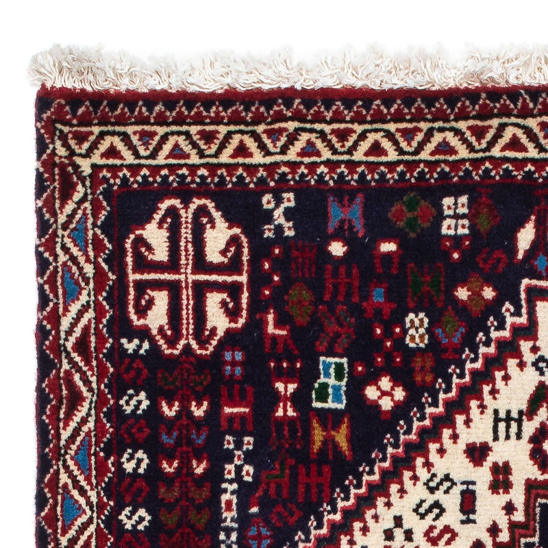 Persisk tæppe - Nomadisk - 123 x 75 cm - beige