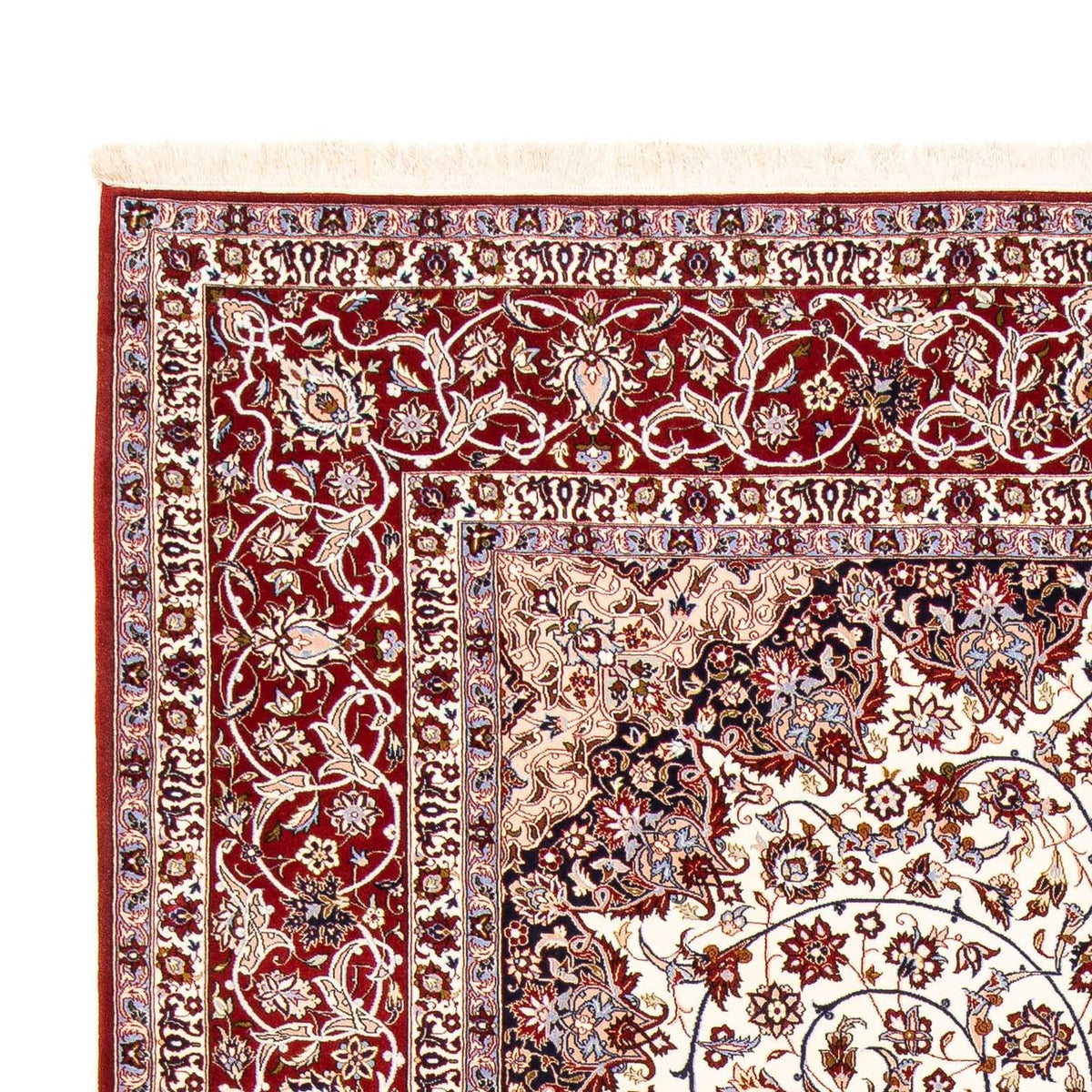 Persisk tæppe - Isfahan - Premium - 308 x 206 cm - rød