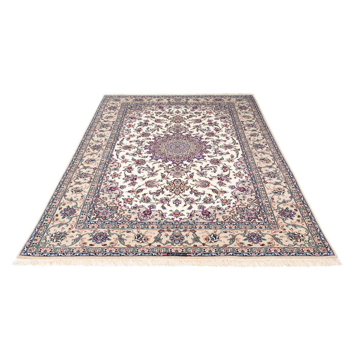 Persisk tæppe - Isfahan - Premium - 228 x 151 cm - beige
