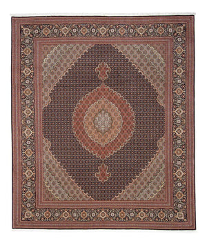Persisk tæppe - Tabriz - 303 x 250 cm - lys brun