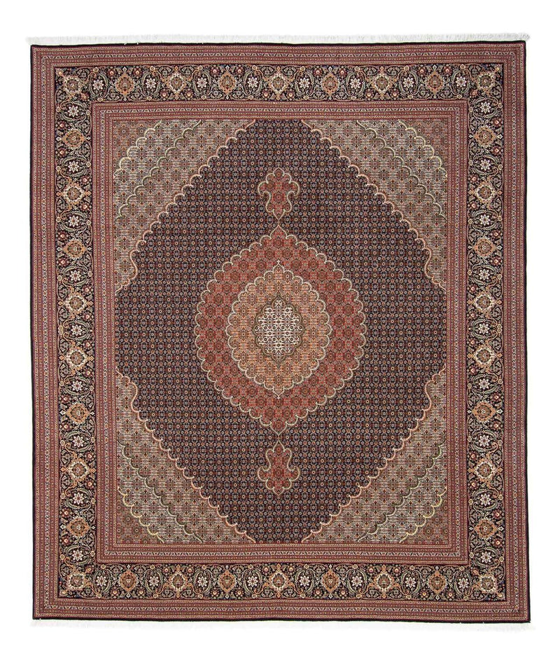Persisk tæppe - Tabriz - 303 x 250 cm - lys brun