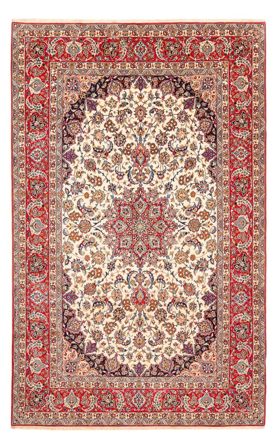 Persisk tæppe - Isfahan - Premium - 326 x 205 cm - rød