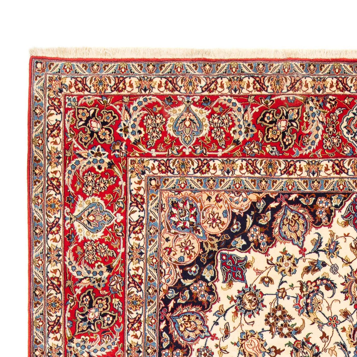 Persisk tæppe - Isfahan - Premium - 326 x 205 cm - rød