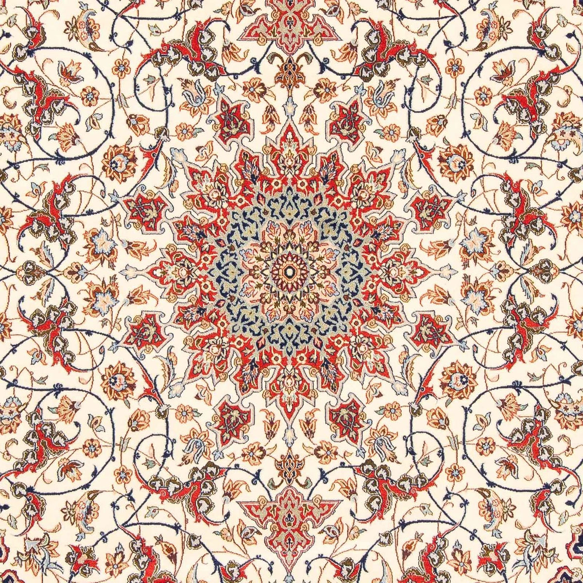 Persisk tæppe - Isfahan - Premium - 310 x 197 cm - rød