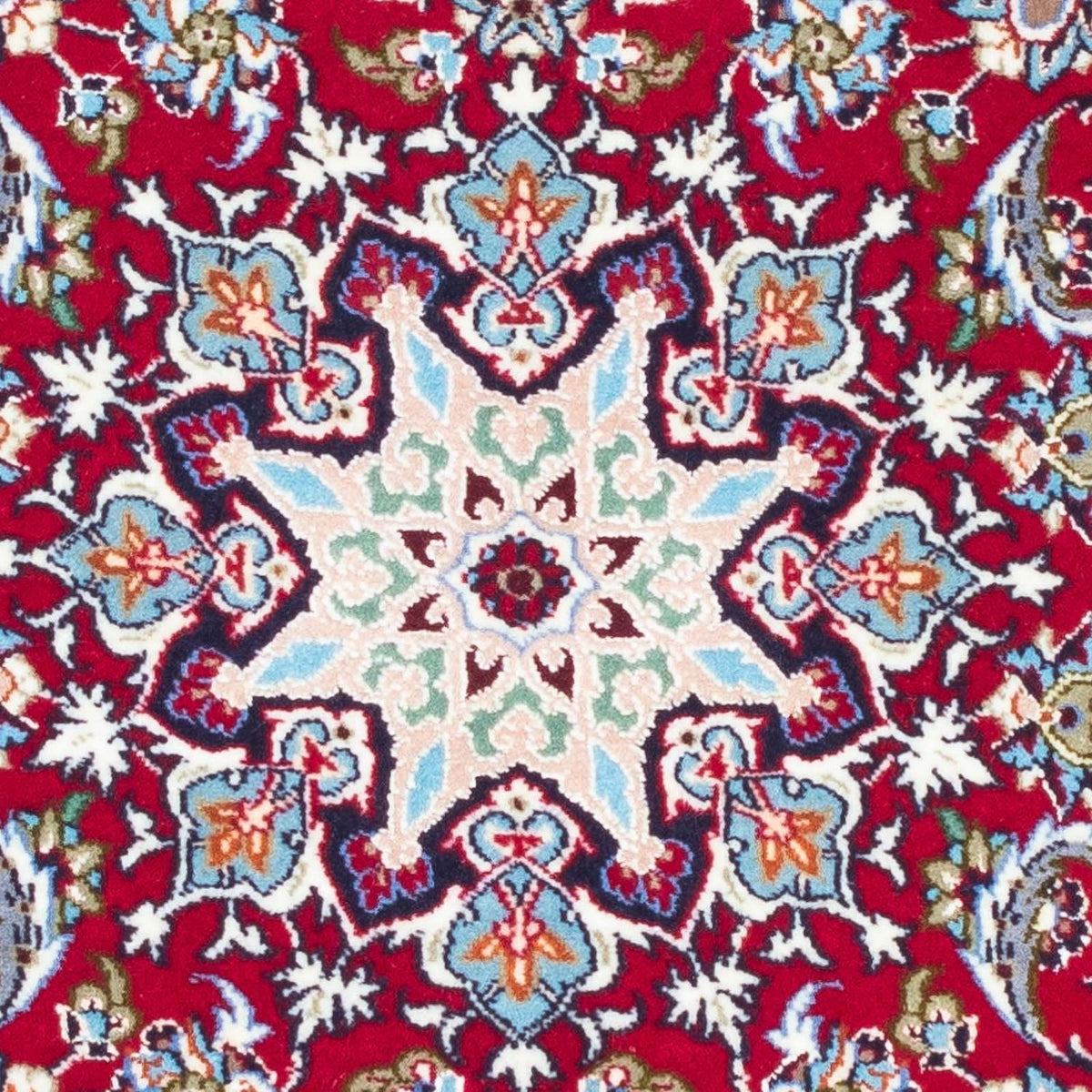Persisk tæppe - Isfahan - Premium - 107 x 69 cm - rød