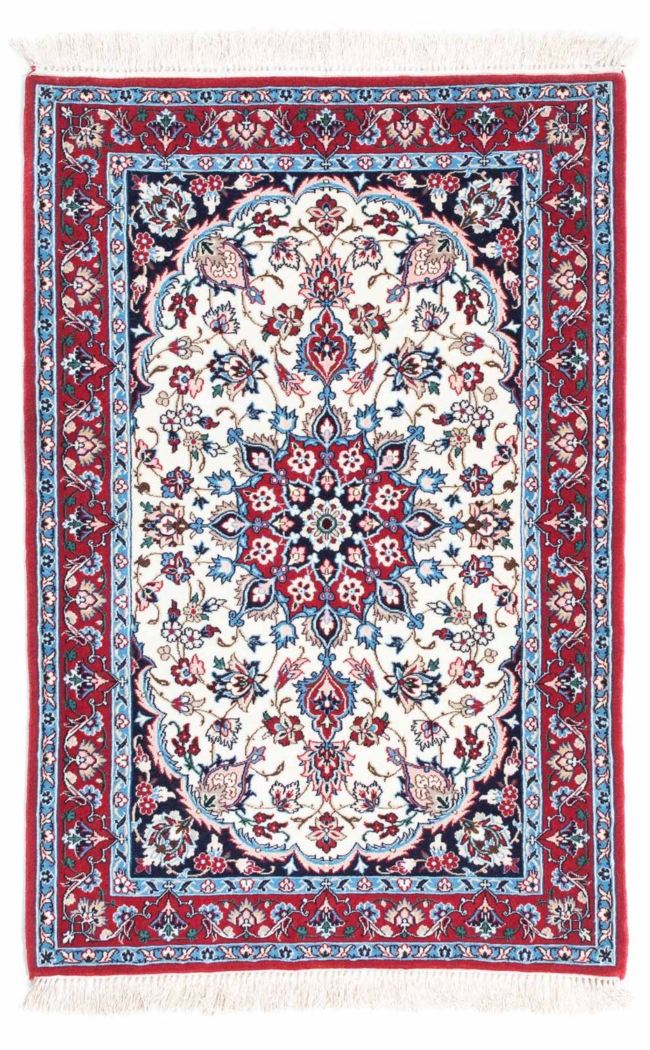 Persisk tæppe - Isfahan - Premium - 108 x 71 cm - beige