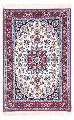 Persisk tæppe - Isfahan - Premium - 108 x 71 cm - beige