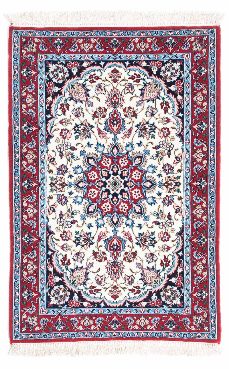 Persisk tæppe - Isfahan - Premium - 108 x 71 cm - beige