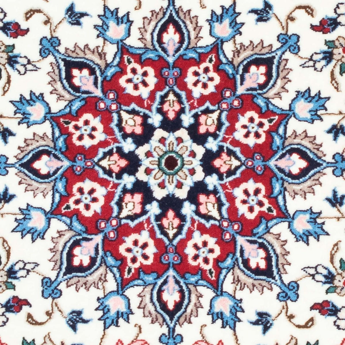 Persisk tæppe - Isfahan - Premium - 108 x 71 cm - beige