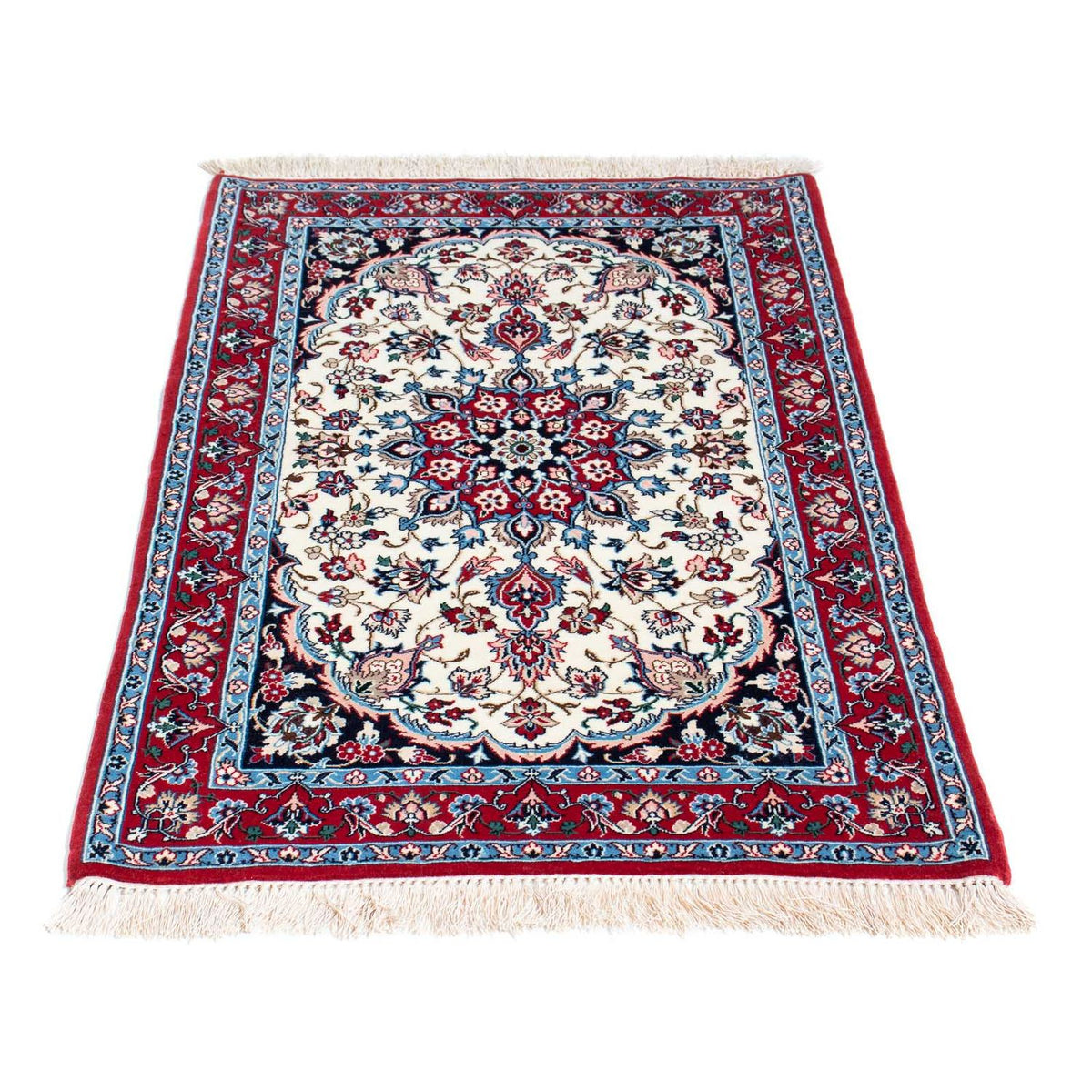 Persisk tæppe - Isfahan - Premium - 108 x 71 cm - beige