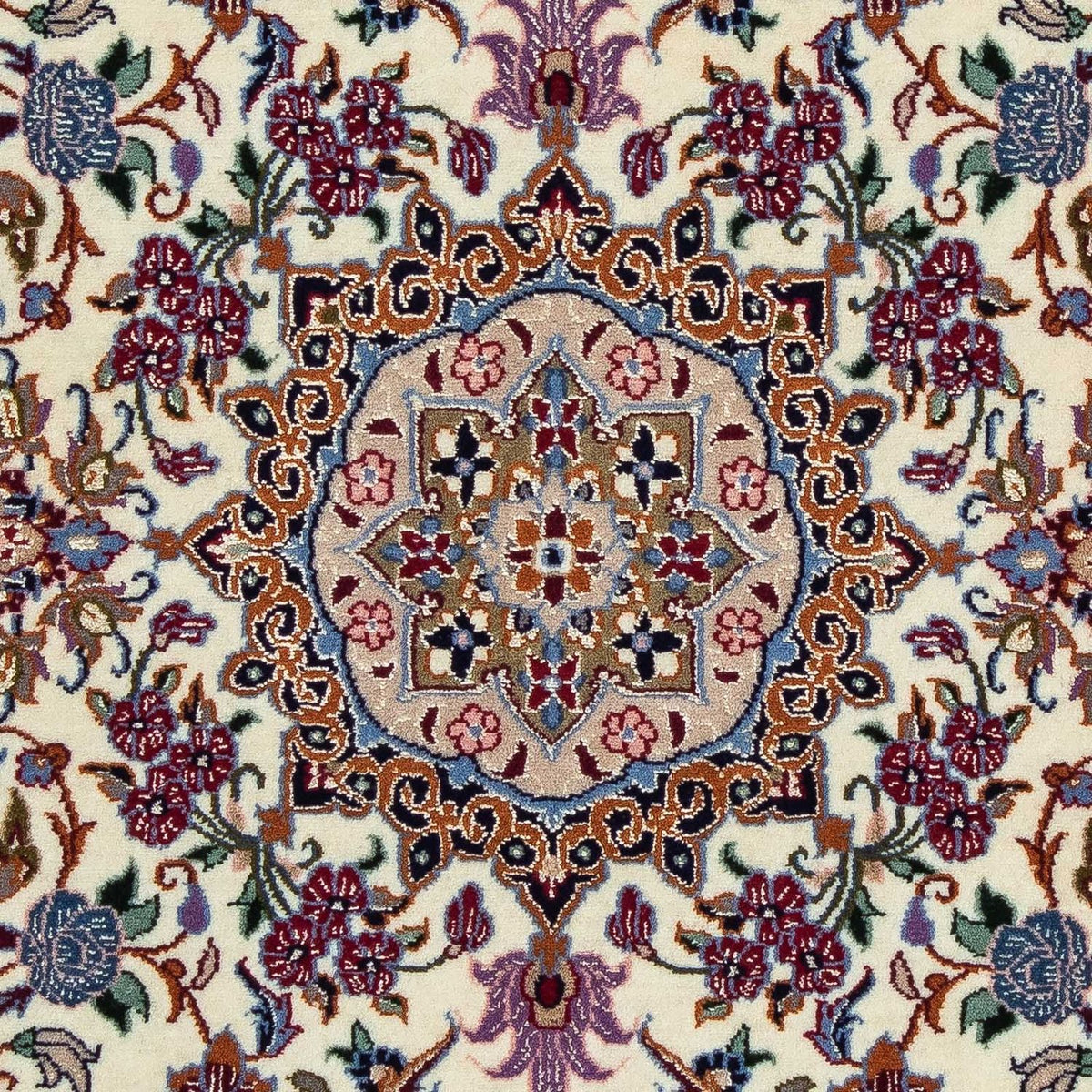 Persisk tæppe - Isfahan - Premium - 102 x 70 cm - beige
